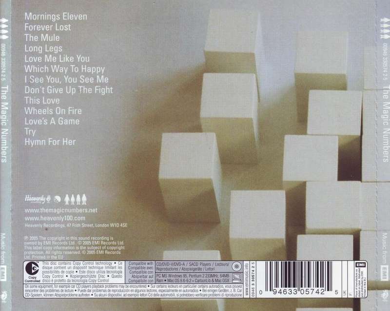 THE MAGIC NUMBERS - The magic numbers (CD) 00946 330574 2 5 VG