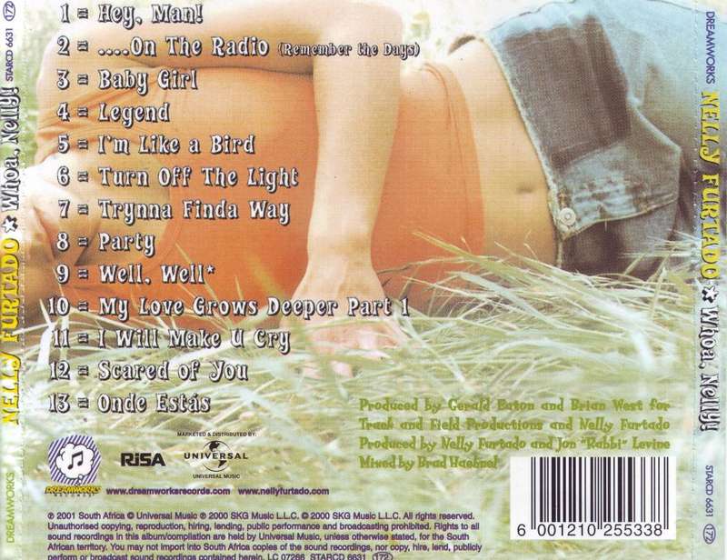 NELLY FURTADO - Whoa, Nelly! (CD) STARCD 6631 VG+