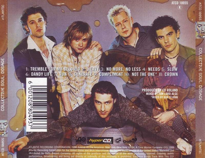 COLLECTIVE SOUL - Dosage (CD) ATCD 10055  EX