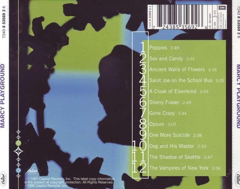 MARCY PLAYGROUND - Marcy playground (CD) 7243 8 53569 2 6  NM-