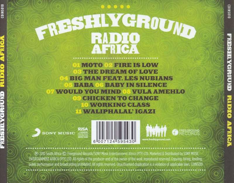 FRESHLYGROUND - Radio Africa (CD) CDINS010 NM