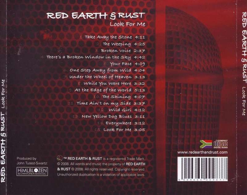 RED EARTH & RUST - Look for me (CD)  NM (R25 SALE)