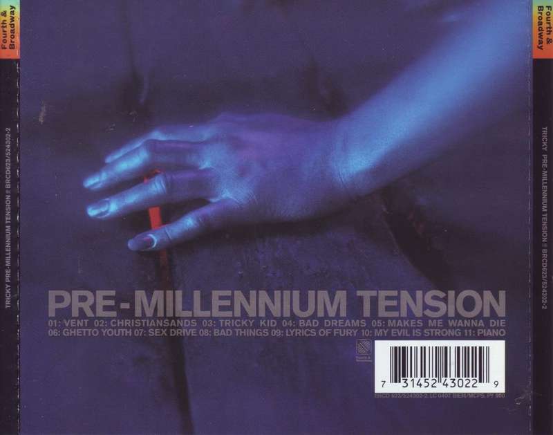 TRICKY - Pre-millennium tension (CD) BRCD623/524302-2  NM-