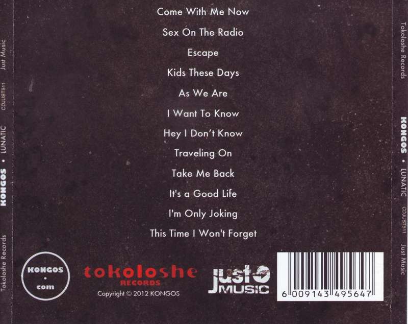 KONGOS - Lunatic (CD) CDJUST511 NM-