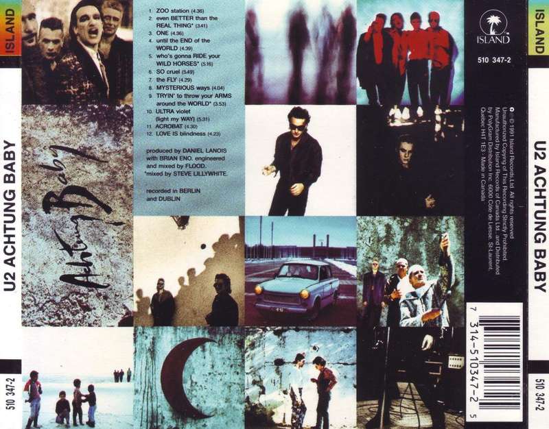 U2 - Achtung baby (CD) 510 347-2 EX