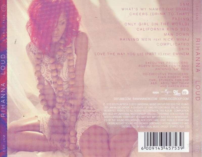 RIHANNA - Loud (CD) STARCD 7524  VG to VG+