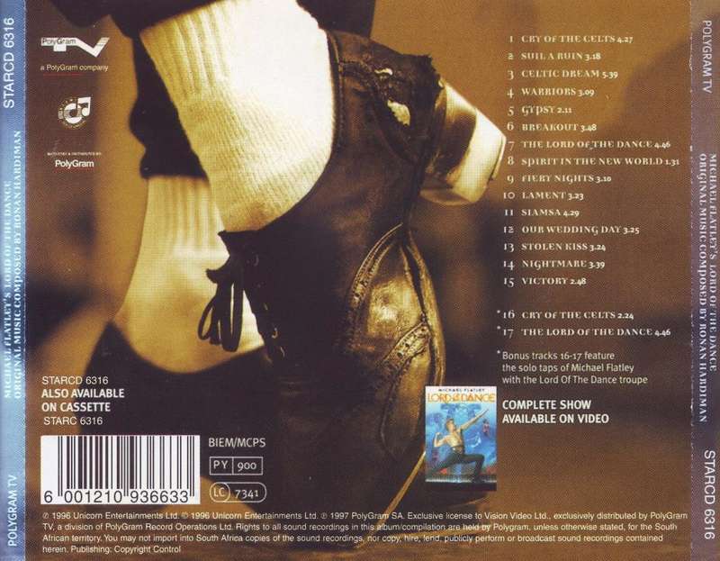 MICHAEL FLATLEY - Lord of the dance (CD) STARCD 6316 VG