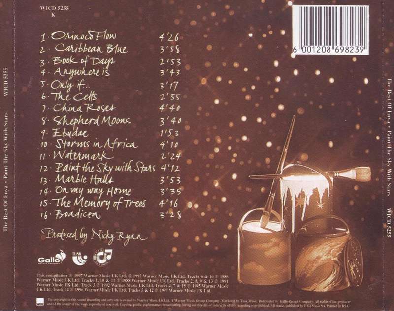 ENYA - Paint The Sky With Stars: The Best Of Enya (CD) WICD 5255 VG