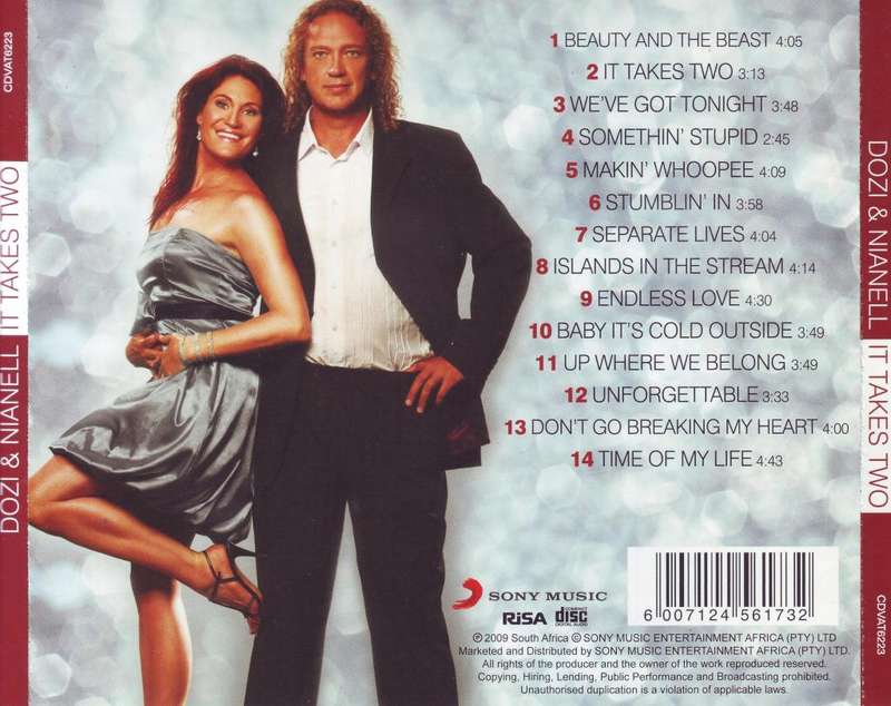 DOZI & NIANELL - It Takes Two (CD) CDVAT6223 VG to VG+