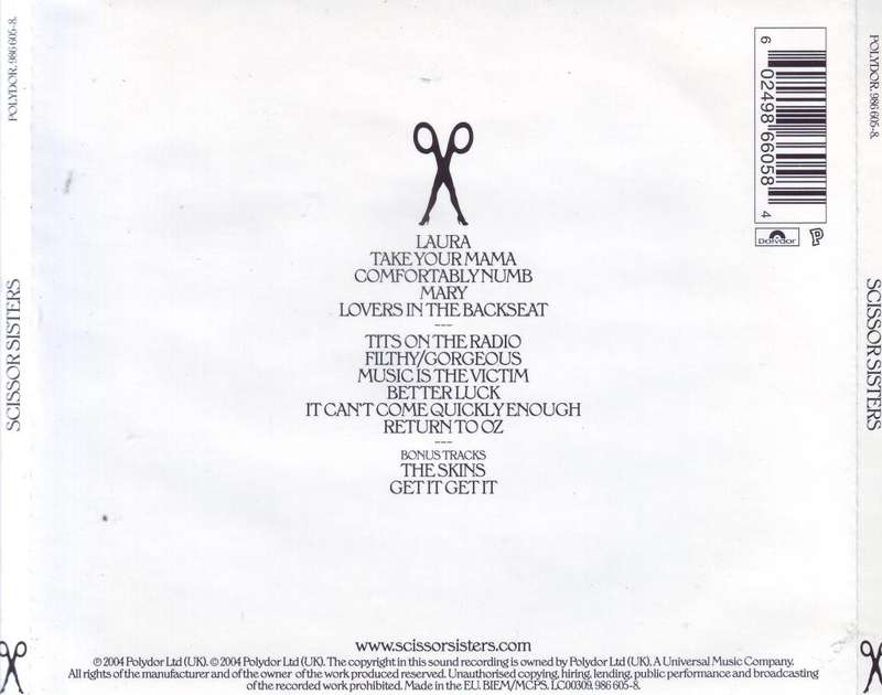 SCISSOR SISTERS - Scissor sisters (CD) 986 605-8.  VG