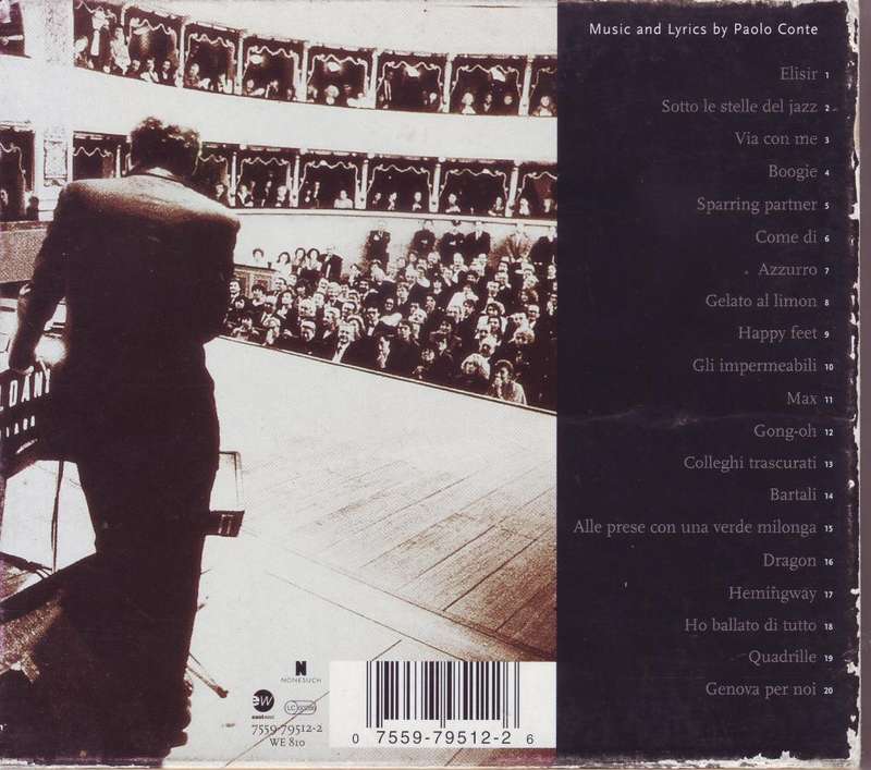 PAOLO CONTE - The Best Of Paolo Conte (CD) 7559-79512-2 NM.