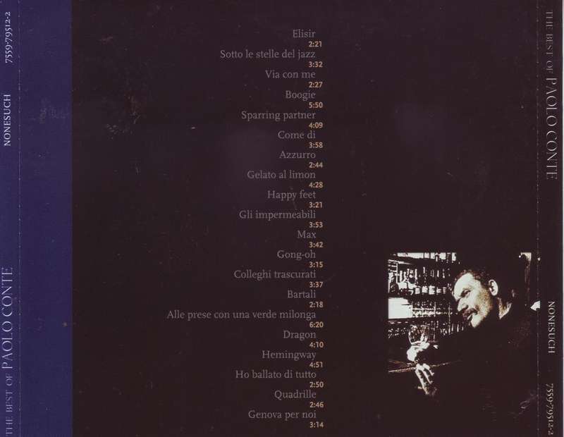 PAOLO CONTE - The Best Of Paolo Conte (CD) 7559-79512-2 NM.