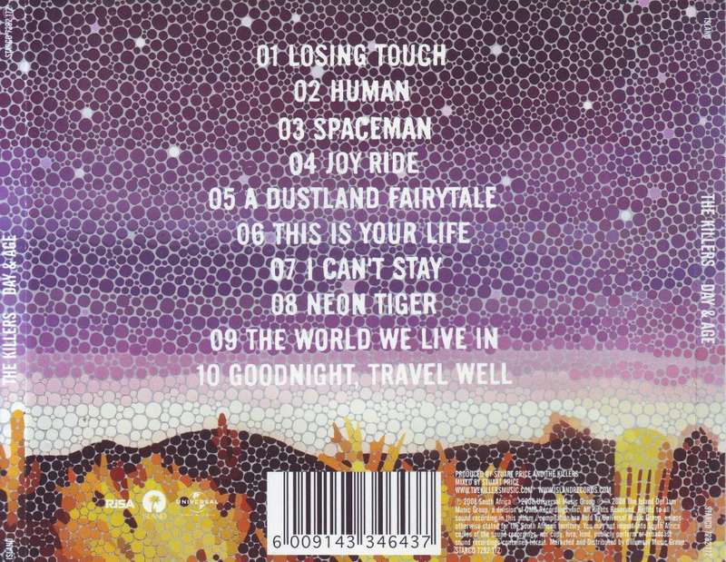 THE KILLERS - Day & Age (CD) STARCD 7292 VG