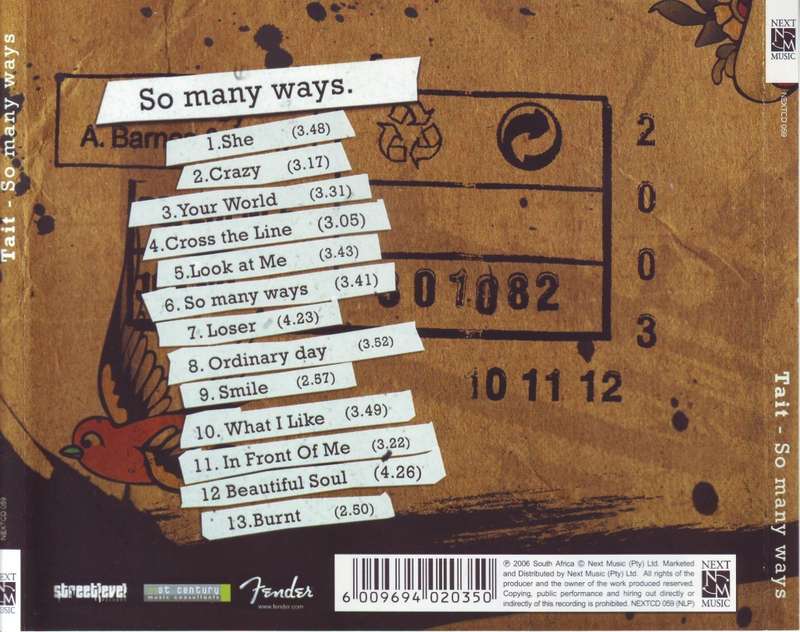 TAIT - So many ways (CD) NEXTCD 059 NM (R25 SALE)