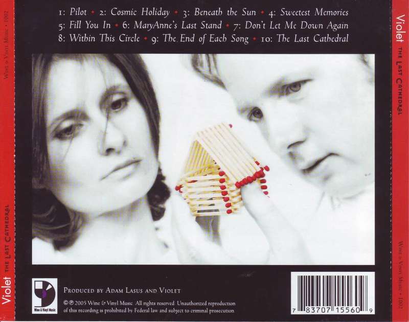 VIOLET - The last cathedral (CD) Wine & Vinyl Music 1002 NM- (R25 SALE)