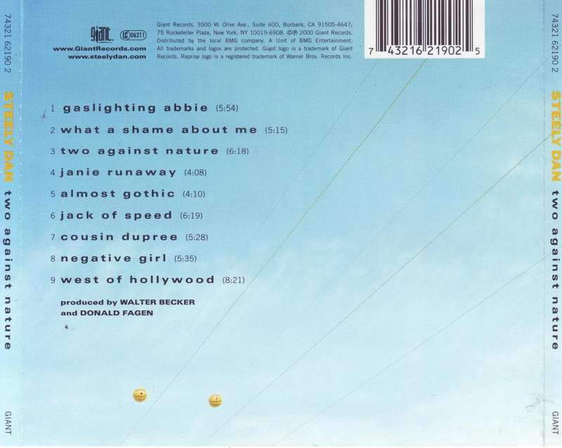 STEELY DAN - Two against nature (CD) 74321 62190 2  EX