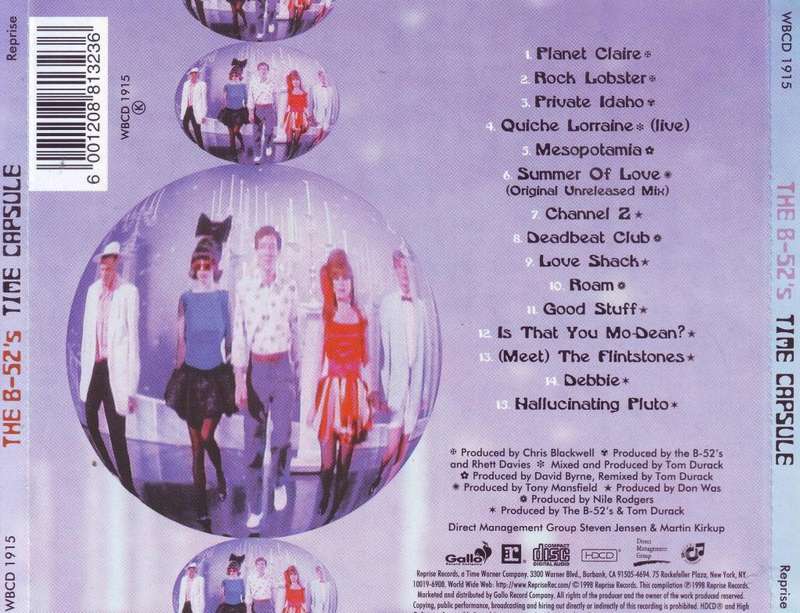 THE B-52'S - Time capsule (songs for a future generation) (CD, HDCD) WBCD 1915 EX