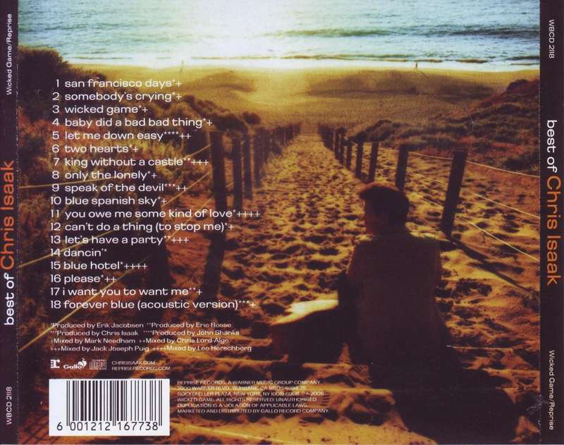 CHRIS ISAAK - Best Of Chris Isaak (CD) WBCD 2118  EX