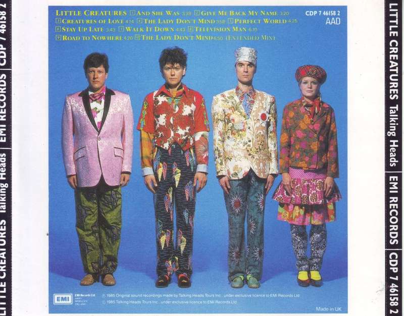 TALKING HEADS - Little creatures (CD) CDP 7 46158 2 NM