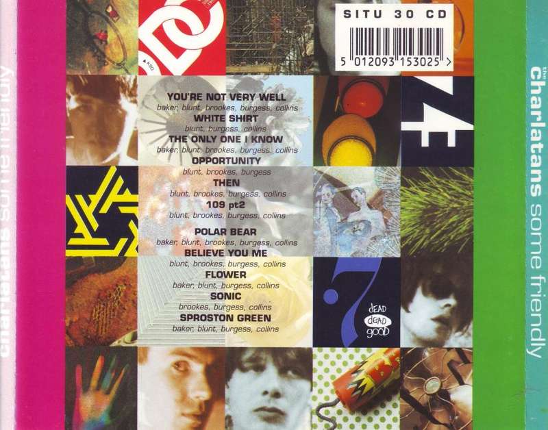 THE CHARLATANS - Some friendly (CD) SITU30CD EX
