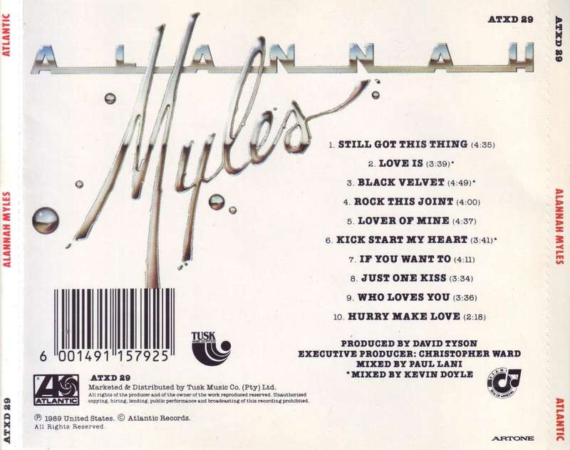 ALANNAH MYLES - Alannah Myles (CD)  ATXD 29 EX