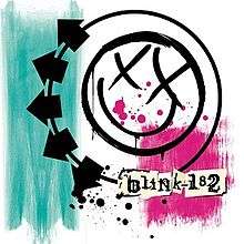BLINK 182 - BLINK 182 (small sticker on disc label)