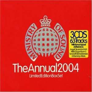 MINISTRY OF SOUND   The Annual 2004 (3 CD set)