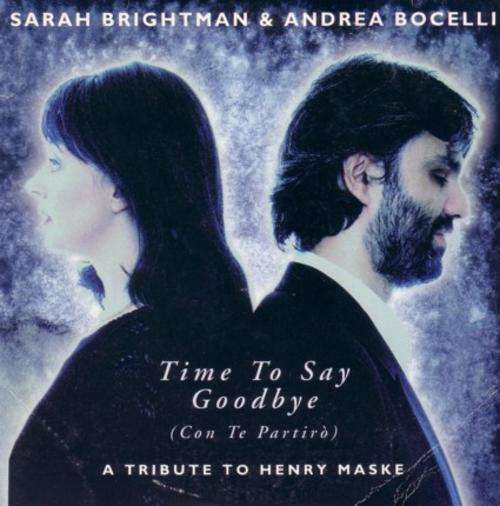 SARAH BRIGHTMAN & ANDREA BOCELLI - Time to say goodbye (cd single) 0630-18631-2