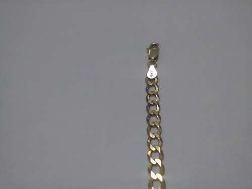 60cm mens 9ct gold curb chain