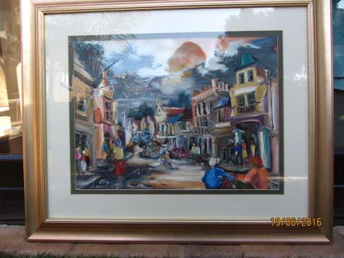 Corry Larsen Original SA Art in Oil - Framed