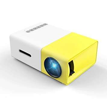 Mini Projector,ELEGIANT Portable 1080P LED Projector Outdoor Home Cinema Theater with PC Laptop USB