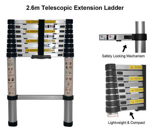2.6 M TELESCOPIC LADDER