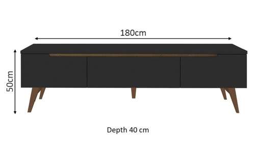 OSLO BLACK TV UNIT