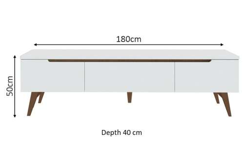 Oslo White TV Unit