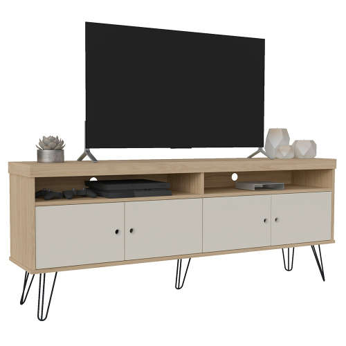 TV Unit Liberty Oak and Off White