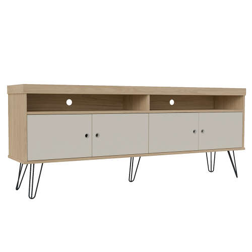 TV Unit Liberty Oak and Off White