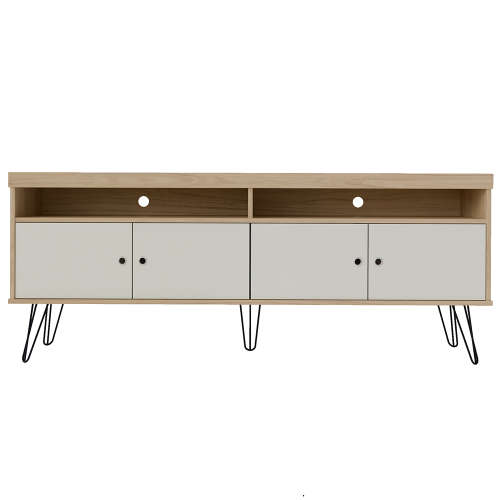 TV Unit Liberty Oak and Off White