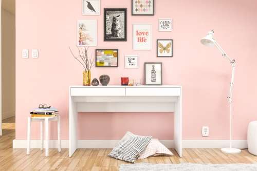Iris White Office Desk
