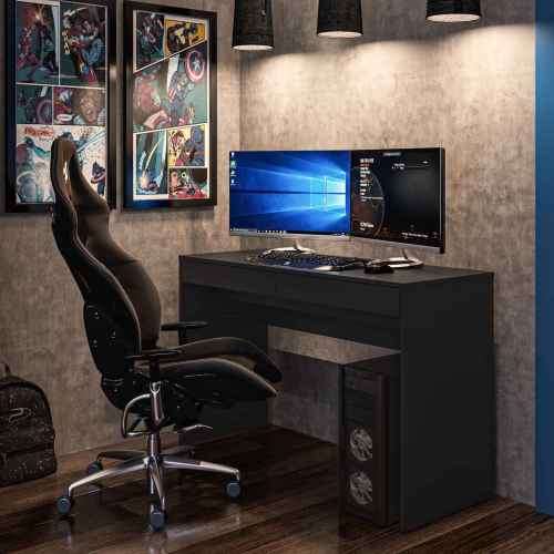 Iris Black Office Desk