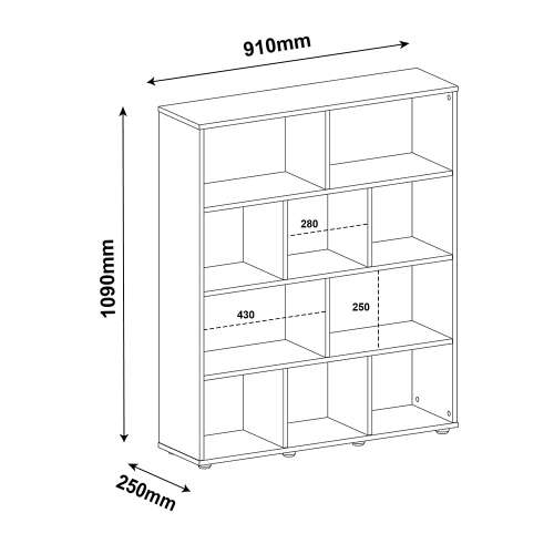 BOOK BOOKCASE CINNAMON