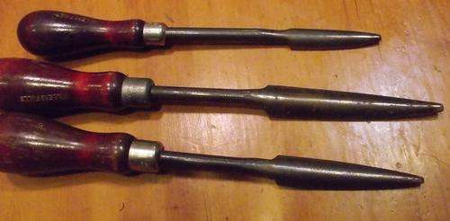 Miller Falls bearing scraper set.
