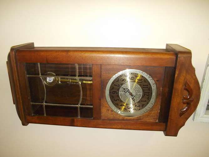Wall clock with battery movement.