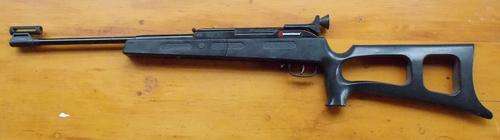 Marksman air rifle / pellet gun.