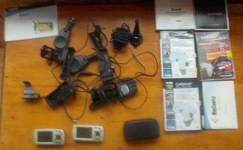 Garmin Quest GPS for spares with acessories.