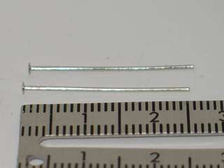 10 SILVERPLATED HEADPINS
