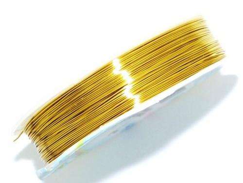 Craft Wire 0.3mm (22 gauge) 30m Gold