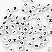 20 ALPHABET BEADS