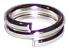 Pack of 50 - Silver Tone Split Ring