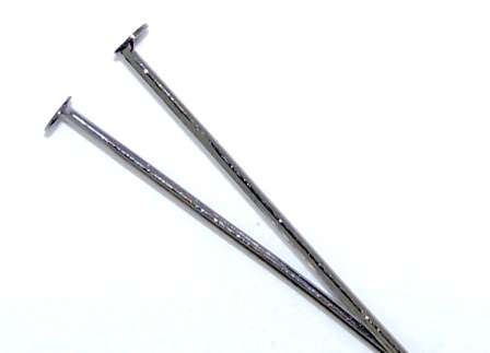 Headpins Black Nickel - Pack of 10