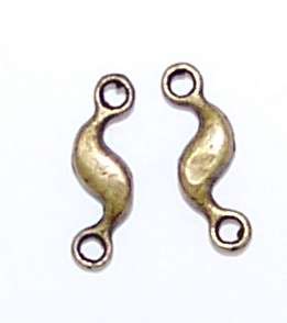 S Connector 11 mm Bronze 100pcs